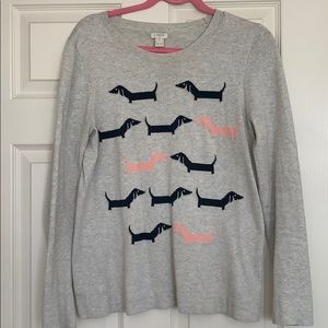 J Crew Dachshund Sweater